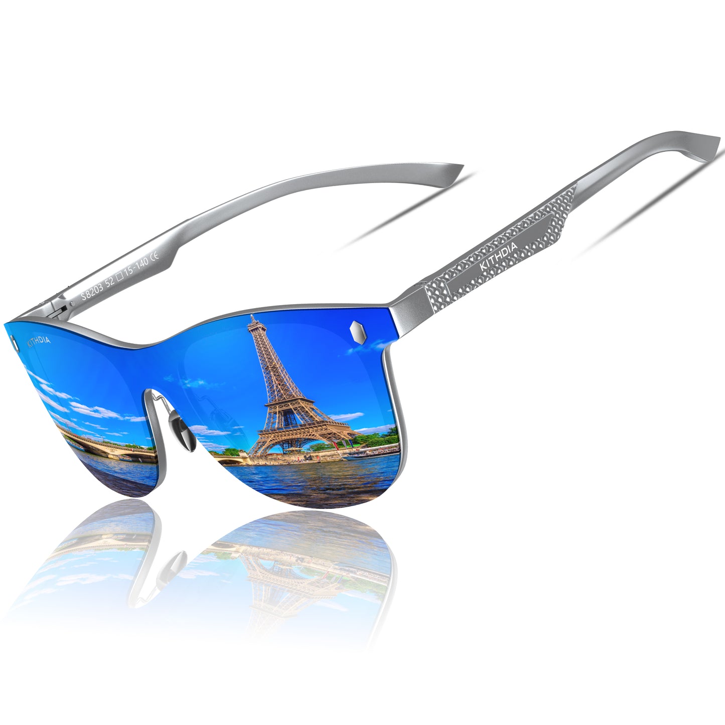 Kithdia Aluminum Material Polarized Sunglasses