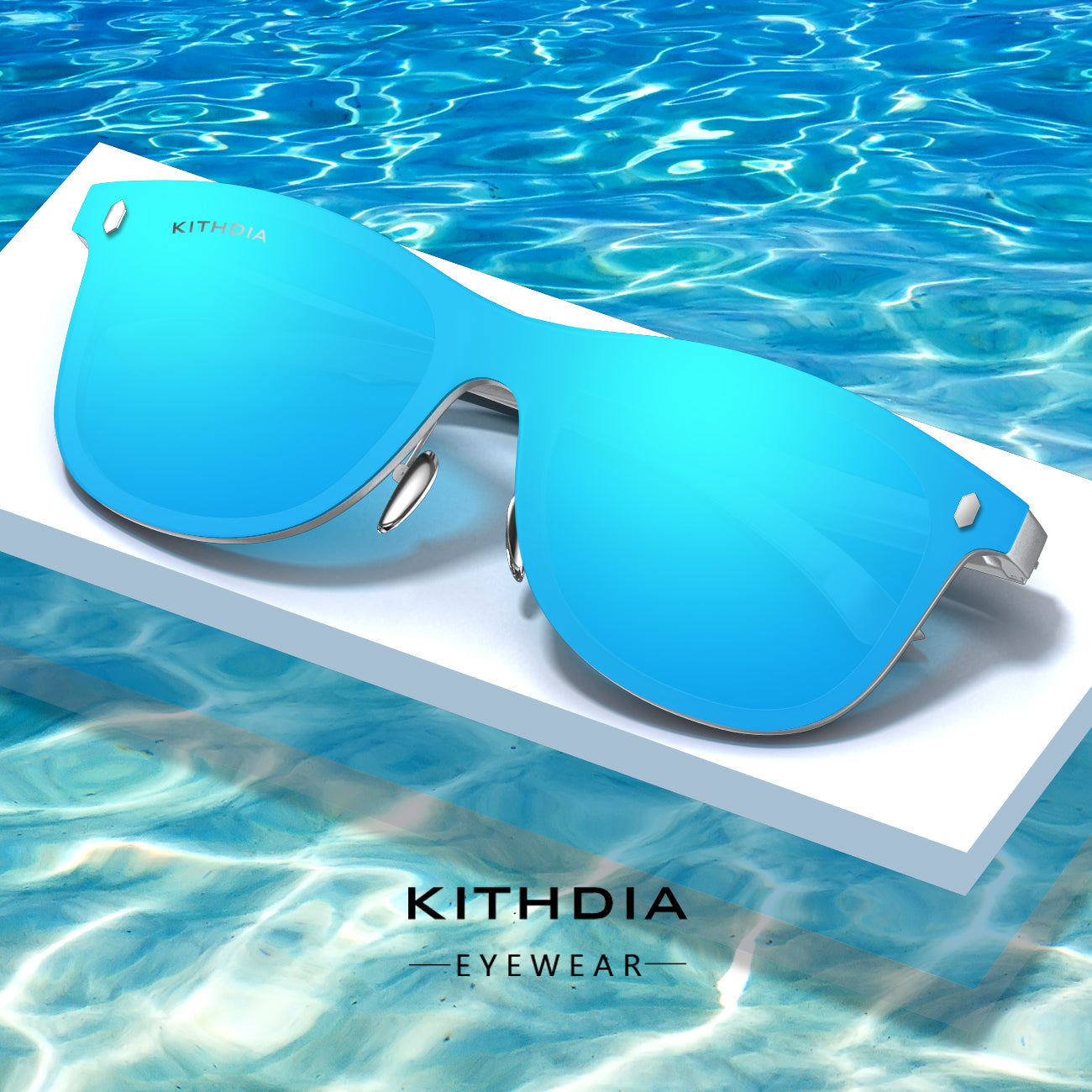 Kithdia Aluminum Material Polarized Sunglasses