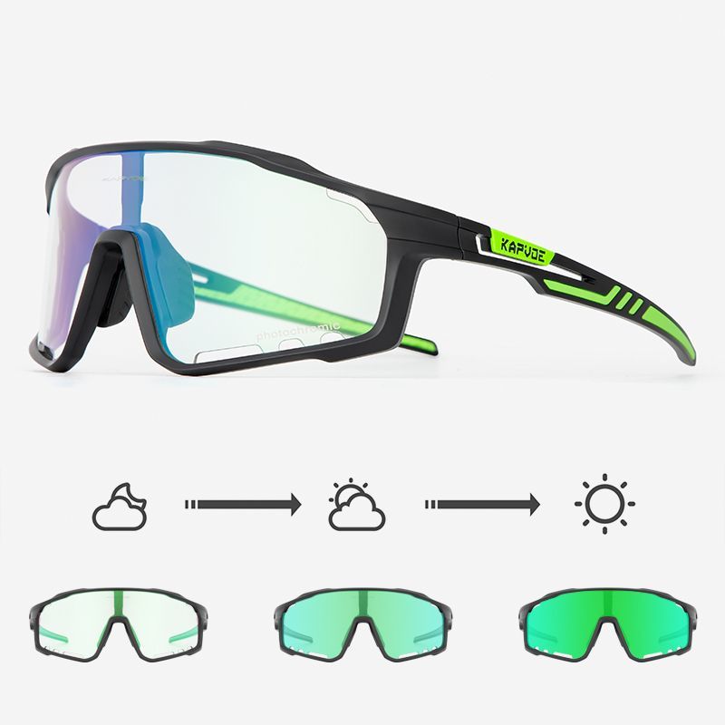 KAPVOE cycling chromic glasses professional windproof sports mountain road bike outdoor sports myopia goggles men and women